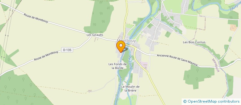 localisation de l'entreprise MONSIEUR SYLVAIN CHABEUF à MONTBOUY