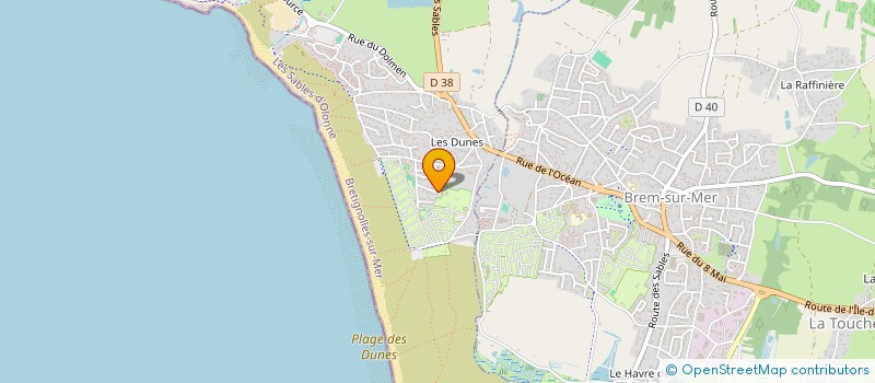 localisation de l'entreprise MONSIEUR SYLVAIN CHAILLOU  BRETIGNOLLES-SUR-MER