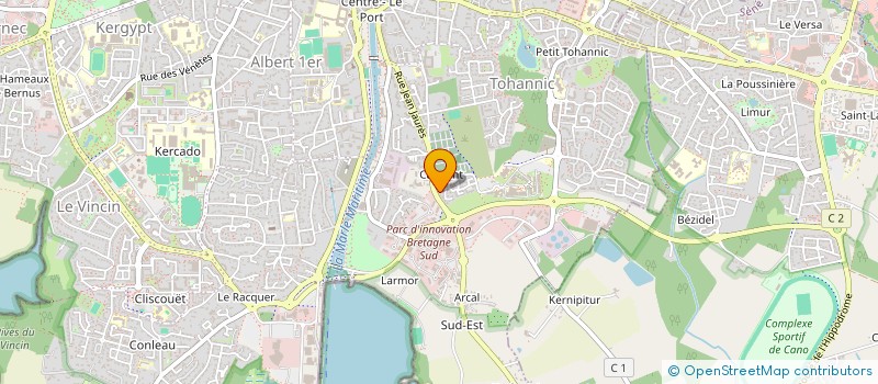 localisation de l'entreprise MONSIEUR SYLVAIN CHAMAILLARD à VANNES