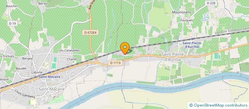 localisation de l'entreprise MONSIEUR SYLVAIN CHAMOULEAU  SAINT-PIERRE-D'AURILLAC