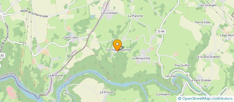localisation de l'entreprise MONSIEUR SYLVAIN CHAMPAUX  FRESSELINES