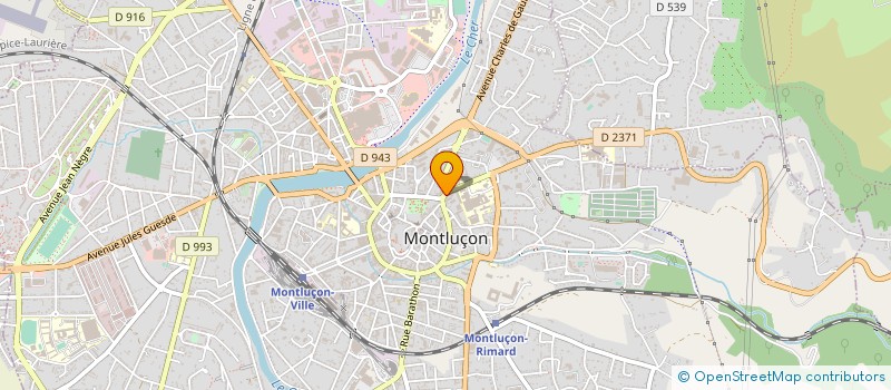 localisation de l'entreprise MONSIEUR SYLVAIN CHANSEAUME à MONTLUCON