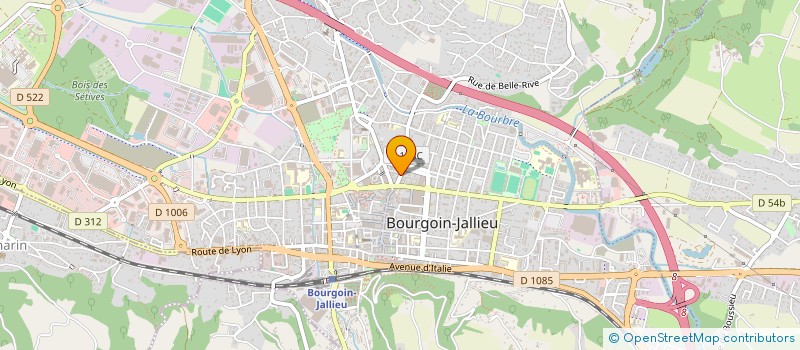 localisation de l'entreprise MONSIEUR SYLVAIN CHANSON à BOURGOIN-JALLIEU