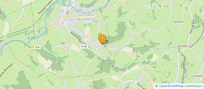 localisation de l'entreprise MONSIEUR SYLVAIN CHANTELOT  SAINT-DENIS-DE-CABANNE