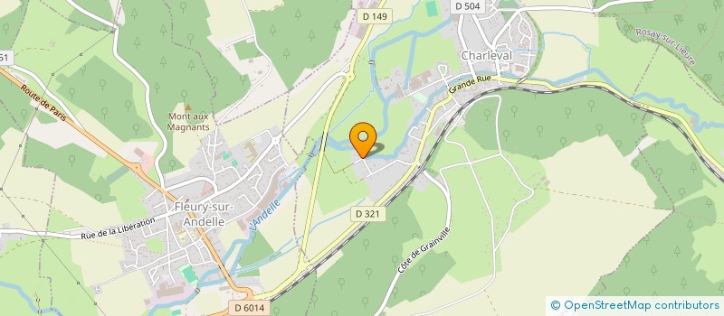 localisation de l'entreprise MONSIEUR SYLVAIN CHAPRON  CHARLEVAL