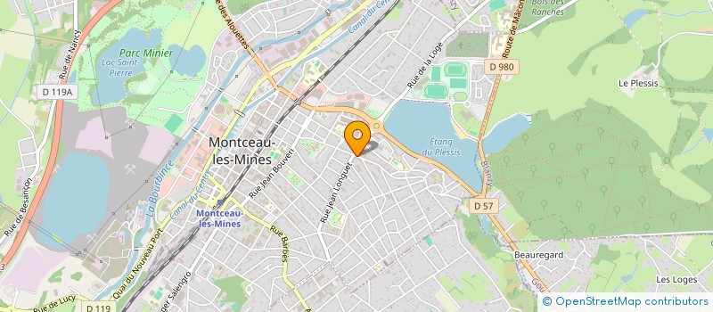 localisation de l'entreprise MONSIEUR SYLVAIN CHAPUIS  MONTCEAU-LES-MINES