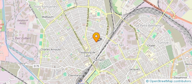 localisation de l'entreprise MONSIEUR SYLVAIN CHARBONNEAU  REIMS