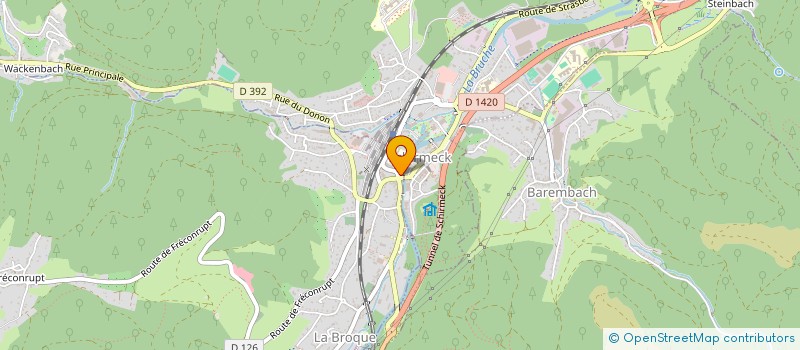 localisation de l'entreprise MONSIEUR SYLVAIN CHARLIER  LA BROQUE