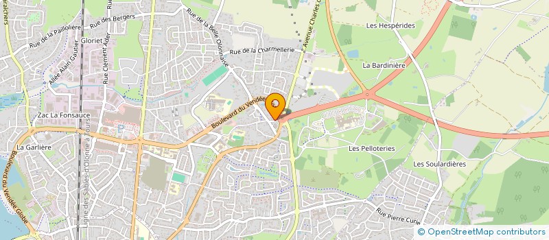 localisation de l'entreprise MONSIEUR SYLVAIN CHARNEAU à LES SABLES D'OLONNE