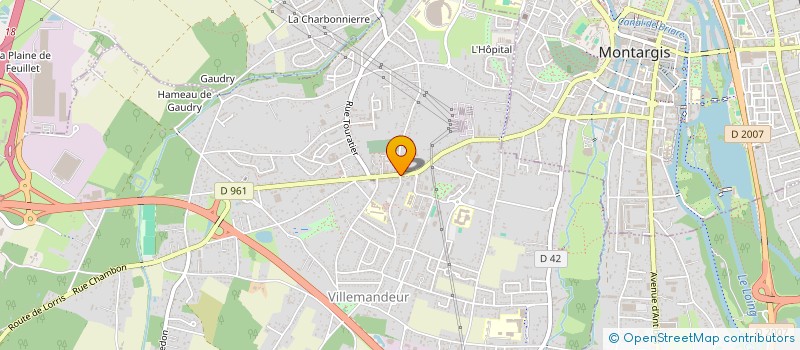 localisation de l'entreprise MONSIEUR SYLVAIN CHARPENTIER  PARIS