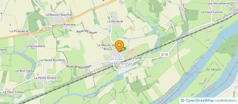 localisation de l'entreprise MONSIEUR SYLVAIN CHARRIER  MONTRELAIS