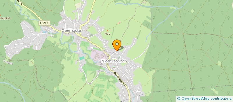 localisation de l'entreprise MONSIEUR SYLVAIN CHARTIER  NIEDERHASLACH