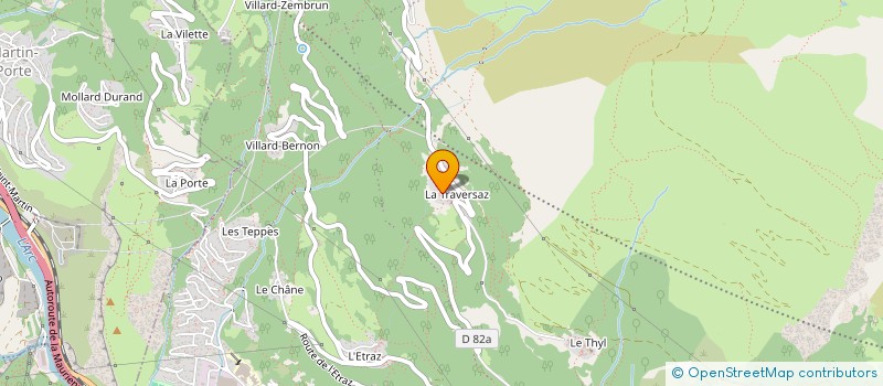 localisation de l'entreprise MONSIEUR SYLVAIN CHARVOZ  ORELLE