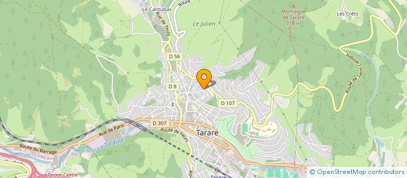 localisation de l'entreprise MONSIEUR SYLVAIN CHATELUS  TARARE