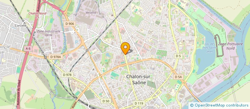 localisation de l'entreprise MONSIEUR SYLVAIN CHAUDAT à CHALON-SUR-SAONE