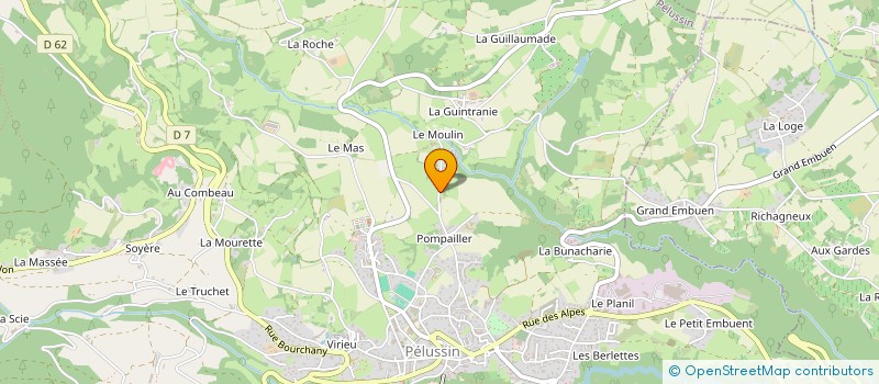 localisation de l'entreprise MONSIEUR SYLVAIN CHAVAS à PELUSSIN