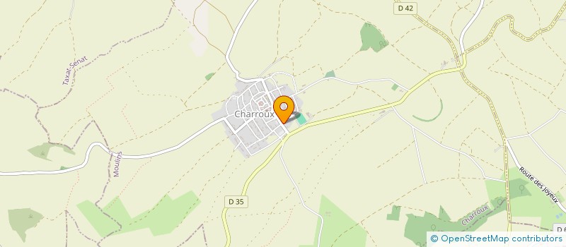 localisation de l'entreprise MONSIEUR SYLVAIN CHENAL  CHARROUX