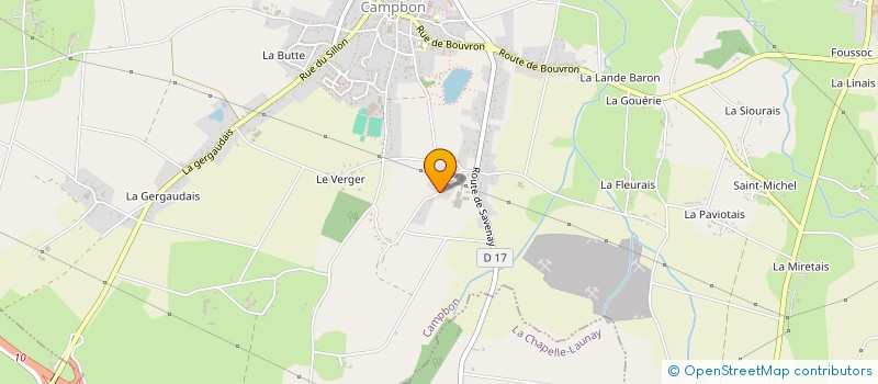 localisation de l'entreprise MONSIEUR SYLVAIN CHENEAU  CAMPBON