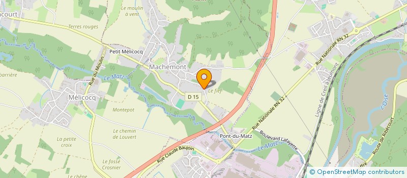 localisation de l'entreprise MONSIEUR SYLVAIN CHERRIER  MACHEMONT