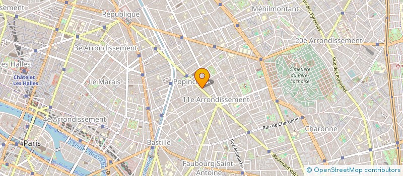 localisation de l'entreprise MONSIEUR SYLVAIN CHEVALIER  PARIS