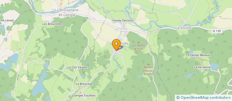 localisation de l'entreprise MONSIEUR SYLVAIN CHEVALLEY  CORRAVILLERS