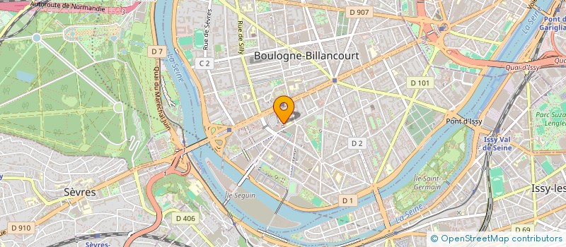 localisation de l'entreprise MONSIEUR SYLVAIN CHEVILLARD à BOULOGNE-BILLANCOURT