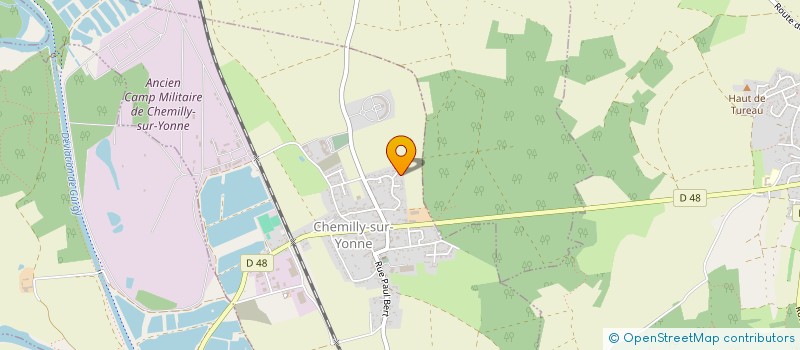 localisation de l'entreprise MONSIEUR SYLVAIN CHICAUD  AUXERRE