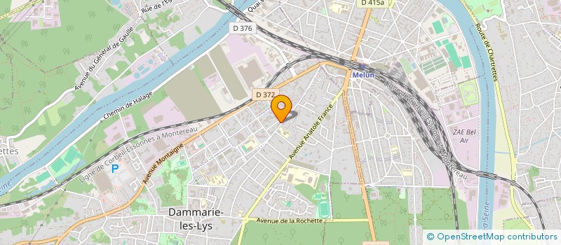 localisation de l'entreprise MONSIEUR SYLVAIN CHICCAM  DAMMARIE-LES-LYS