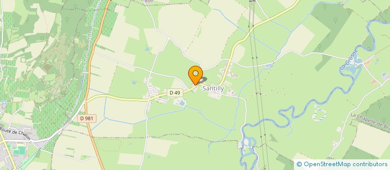 localisation de l'entreprise MONSIEUR SYLVAIN CHOPIN  CHISSEY-LES-MACON