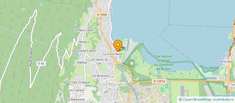 localisation de l'entreprise MONSIEUR SYLVAIN CHOQUET  LE BOURGET-DU-LAC