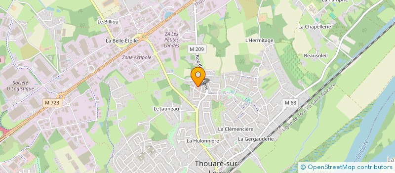 localisation de l'entreprise MONSIEUR SYLVAIN CITTE à CARQUEFOU