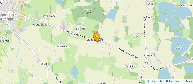 localisation de l'entreprise MONSIEUR SYLVAIN CLAIR  SAINT-TRIVIER-SUR-MOIGNANS