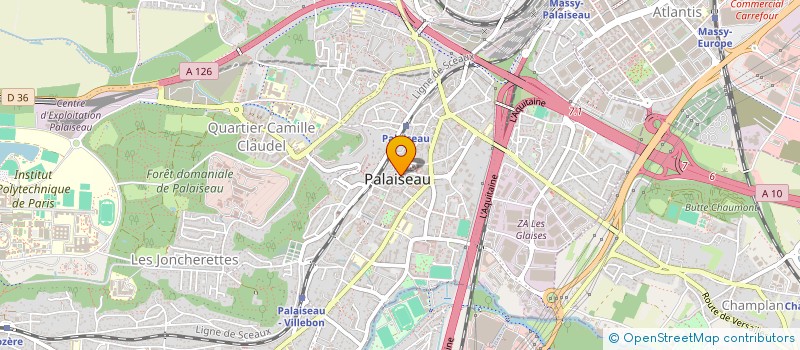 localisation de l'entreprise MONSIEUR SYLVAIN CLEMENT  PALAISEAU