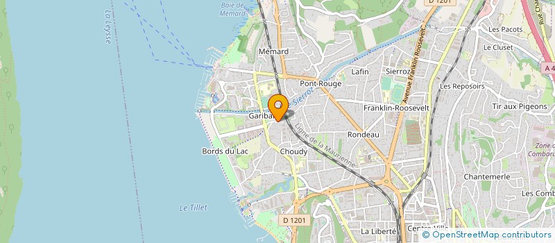 localisation de l'entreprise MONSIEUR SYLVAIN CLEMENT à AIX-LES-BAINS