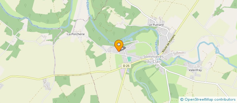 localisation de l'entreprise MONSIEUR SYLVAIN CLERISSY  SOMMIERES-DU-CLAIN