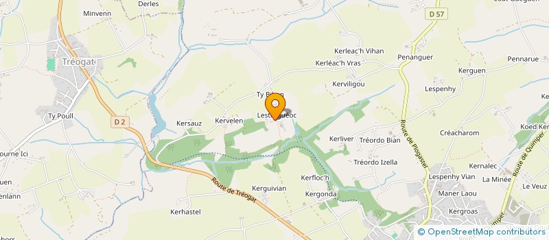 localisation de l'entreprise MONSIEUR SYLVAIN CLOAREC  PLONEOUR-LANVERN