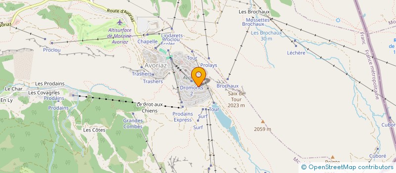 localisation de l'entreprise MONSIEUR SYLVAIN CODEX  MORZINE