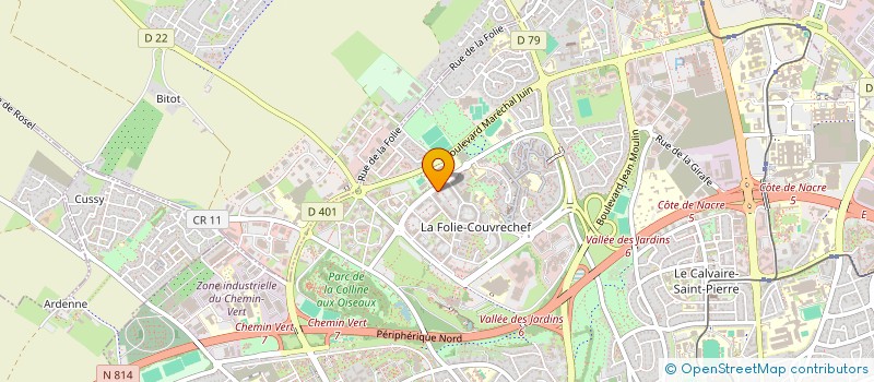 localisation de l'entreprise MONSIEUR SYLVAIN COEURET à CAEN