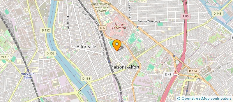 localisation de l'entreprise MONSIEUR SYLVAIN COGNET à MAISONS-ALFORT