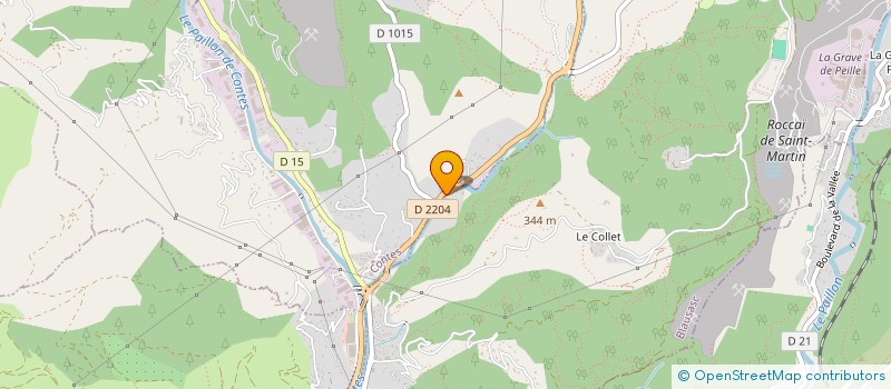 localisation de l'entreprise MONSIEUR SYLVAIN COLLET  BLAUSASC