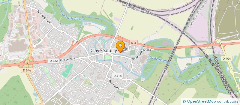 localisation de l'entreprise MONSIEUR SYLVAIN COLLONGE  CLAYE-SOUILLY