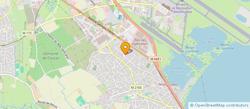 localisation de l'entreprise MONSIEUR SYLVAIN COLOMB  PEROLS