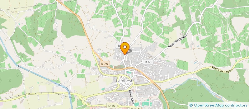 localisation de l'entreprise MONSIEUR SYLVAIN COLOMBO  LAMBESC