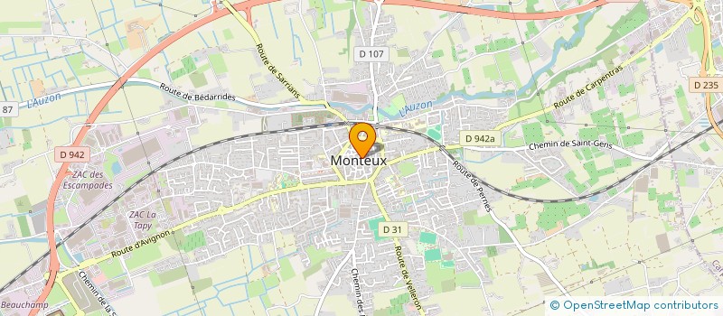 localisation de l'entreprise MONSIEUR SYLVAIN CONTE  MONTEUX