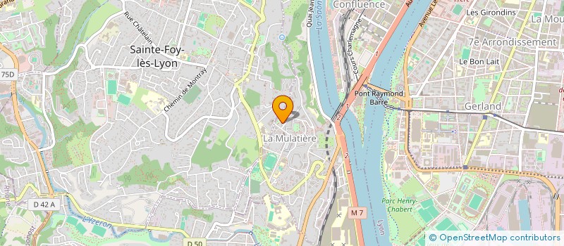 localisation de l'entreprise MONSIEUR SYLVAIN COPERET  LA MULATIERE