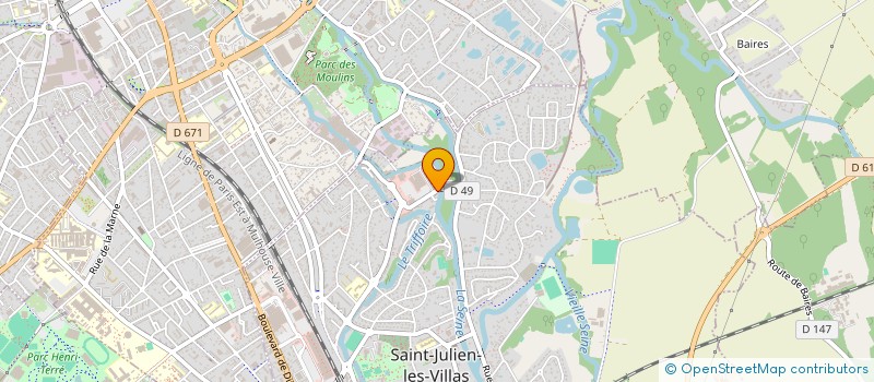 localisation de l'entreprise MONSIEUR SYLVAIN COPON à SAINT-JULIEN-LES-VILLAS