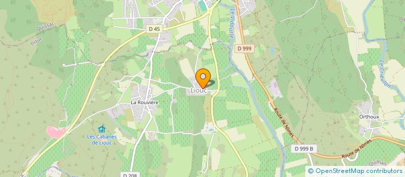 localisation de l'entreprise MONSIEUR SYLVAIN COQUARD  LIOUC