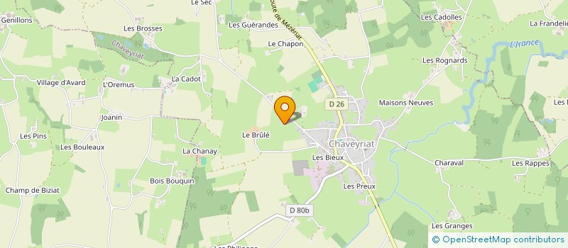 localisation de l'entreprise MONSIEUR SYLVAIN CORDIER à CHAVEYRIAT