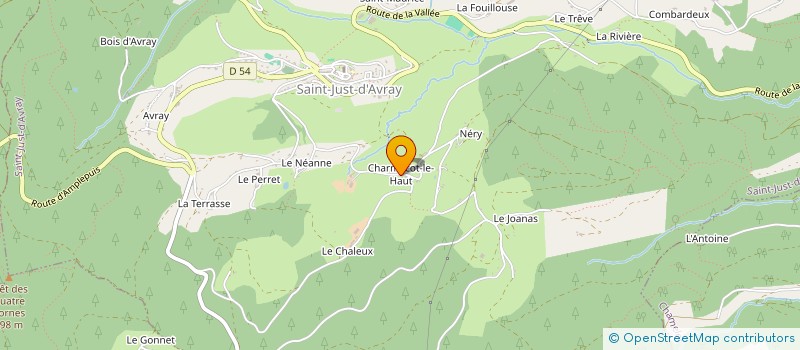localisation de l'entreprise MONSIEUR SYLVAIN CORGIER à SAINT JUST D'AVRAY