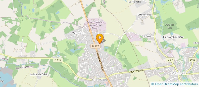 localisation de l'entreprise MONSIEUR SYLVAIN CORMERAIS  GENESTON